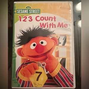 Sesame Street 123 Count With Me DVD - Red and Yellow